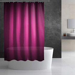 Шторка для душа Кислотный розовый с градиентом, цвет: 3D-принт — фото 2