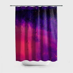 Шторка для ванной Фиолетовый космос