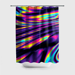 Шторка для душа Glitch colors, цвет: 3D-принт