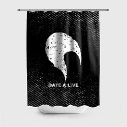 Шторка для ванной Date A Live с потертостями на темном фоне