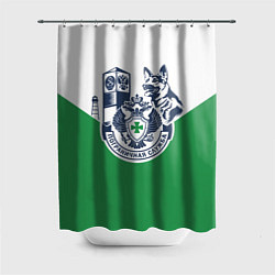 Шторка для ванной Пограничная служба - застава