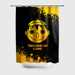 Шторка для душа Tomodachi Game - gold gradient, цвет: 3D-принт
