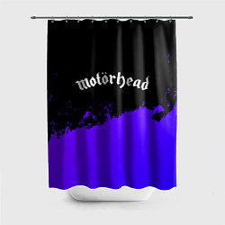 Шторка для ванной Motorhead purple grunge