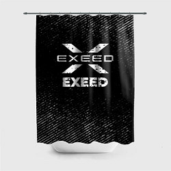 Шторка для ванной Exeed с потертостями на темном фоне