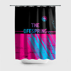 Шторка для ванной The Offspring - neon gradient: символ сверху