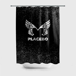 Шторка для ванной Placebo с потертостями на темном фоне