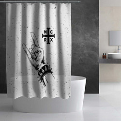Шторка для душа My Chemical Romance и рок символ, цвет: 3D-принт — фото 2