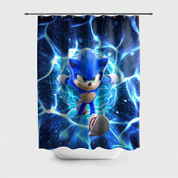 Шторка для ванной Sonic electric waves
