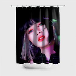 Шторка для душа Blackpink Lisa brunette, цвет: 3D-принт