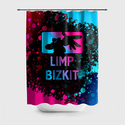 Шторка для ванной Limp Bizkit - neon gradient