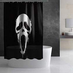 Шторка для душа Лицо призрака, цвет: 3D-принт — фото 2