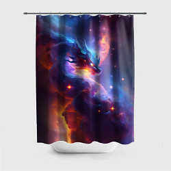 Шторка для душа Туманность дракона, цвет: 3D-принт