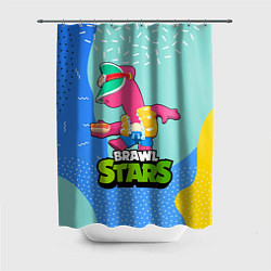 Шторка для душа Doug Brawl Stars, цвет: 3D-принт
