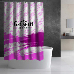 Шторка для душа Genshin Impact pro gaming: символ сверху, цвет: 3D-принт — фото 2