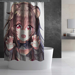 Шторка для душа Восхождение Героя Щита Raphtalia, цвет: 3D-принт — фото 2