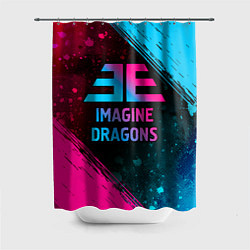 Шторка для ванной Imagine Dragons - neon gradient