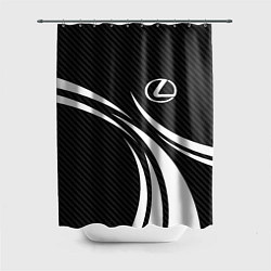 Шторка для ванной Lexus - carbon line