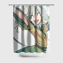 Шторка для душа Touhou Project Радостная Койши Комейдзи, цвет: 3D-принт