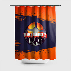 Шторка для душа Лого Team Fortress 2, цвет: 3D-принт