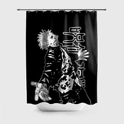 Шторка для душа Сатору годжо - безумие, цвет: 3D-принт