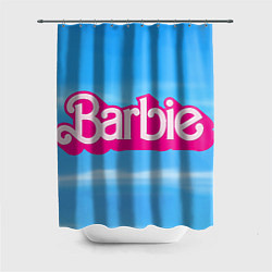 Шторка для душа Барби в облаках, цвет: 3D-принт