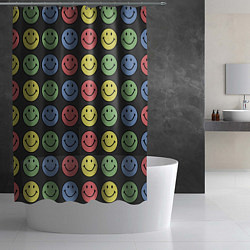 Шторка для душа Smiley, цвет: 3D-принт — фото 2