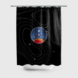 Шторка для душа The Constellation, цвет: 3D-принт