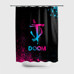 Шторка для ванной Doom - neon gradient