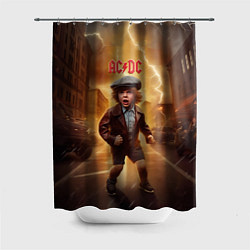 Шторка для душа ACDC boy, цвет: 3D-принт