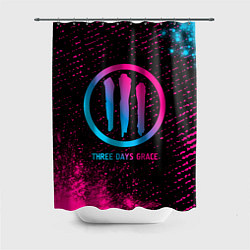 Шторка для ванной Three Days Grace - neon gradient
