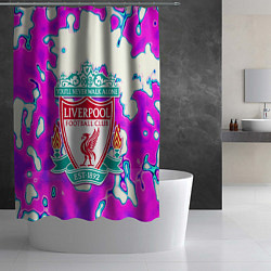 Шторка для душа Ливерпуль спорт клуб, цвет: 3D-принт — фото 2
