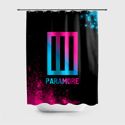 Шторка для ванной Paramore - neon gradient