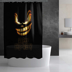 Шторка для душа Страшный Джек - хэллоуин, цвет: 3D-принт — фото 2
