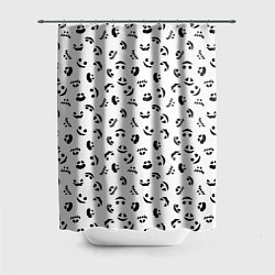 Шторка для душа Призрачный узор, цвет: 3D-принт