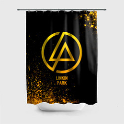 Шторка для ванной Linkin Park - gold gradient