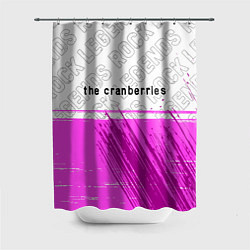 Шторка для ванной The Cranberries rock legends посередине
