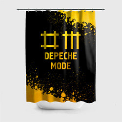 Шторка для ванной Depeche Mode - gold gradient