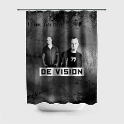 Шторка для душа Devision - a band from germany, цвет: 3D-принт