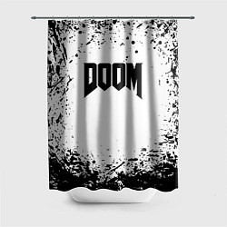 Шторка для душа Doom black splash, цвет: 3D-принт