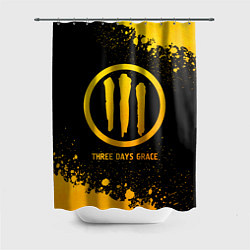Шторка для ванной Three Days Grace - gold gradient