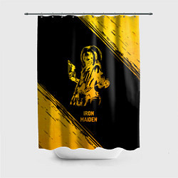 Шторка для ванной Iron Maiden - gold gradient