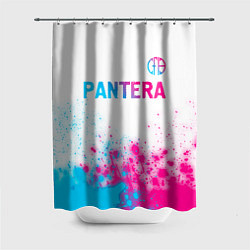 Шторка для душа Pantera neon gradient style посередине, цвет: 3D-принт