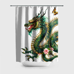 Шторка для ванной Японский дракон - ирезуми искусство