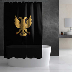 Шторка для душа Двуглавый орёл символика России, цвет: 3D-принт — фото 2