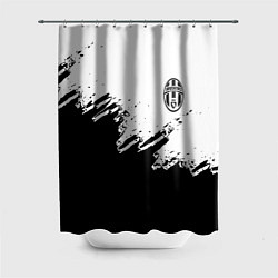 Шторка для ванной Juventus black sport texture