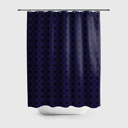Шторка для душа Изысканный фиолетовый с узорами, цвет: 3D-принт