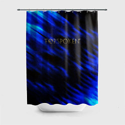 Шторка для душа Forspoken frey blue game abstraction, цвет: 3D-принт