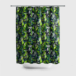 Шторка для душа Three, цвет: 3D-принт