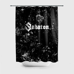 Шторка для душа Sabaton black ice, цвет: 3D-принт