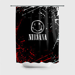 Шторка для ванной Nirvana брызги красок